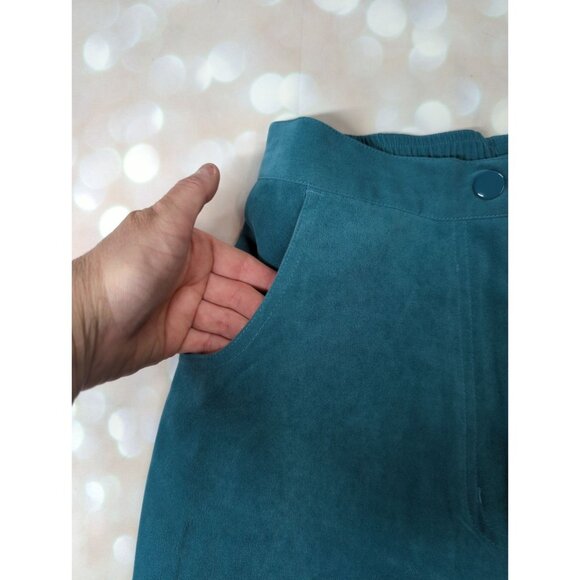 Denim & Co Vintage Embroidered Denim Jacket Pants Set Small QVC NEW - Picture 11 of 14